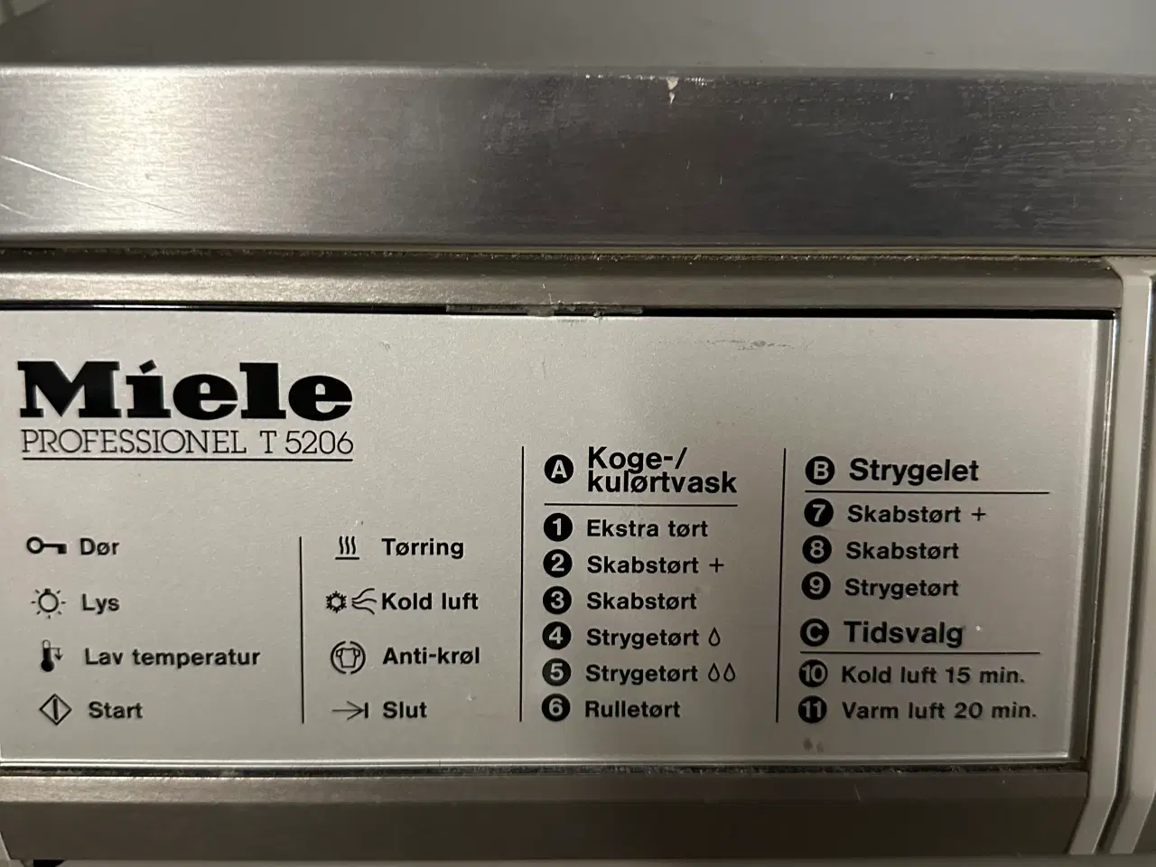 Billede 3 - Miele tørretumbler professionel T5206