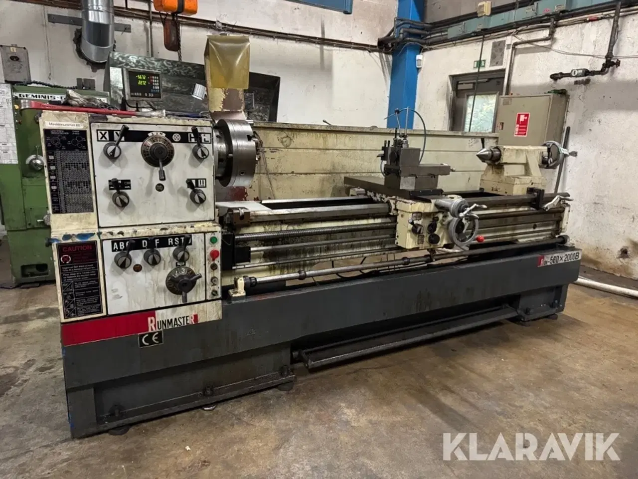 Billede 1 - Drejebænk Runmaster 560X2000B