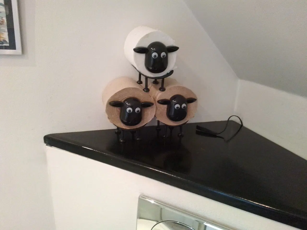 Billede 2 - Toiletrulleholdere i form af får