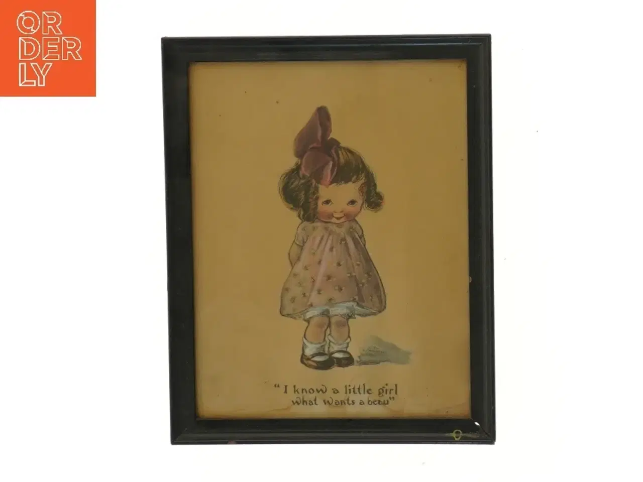 Billede 1 - Dekorativt billede med ramme (str. 25x20 cm)