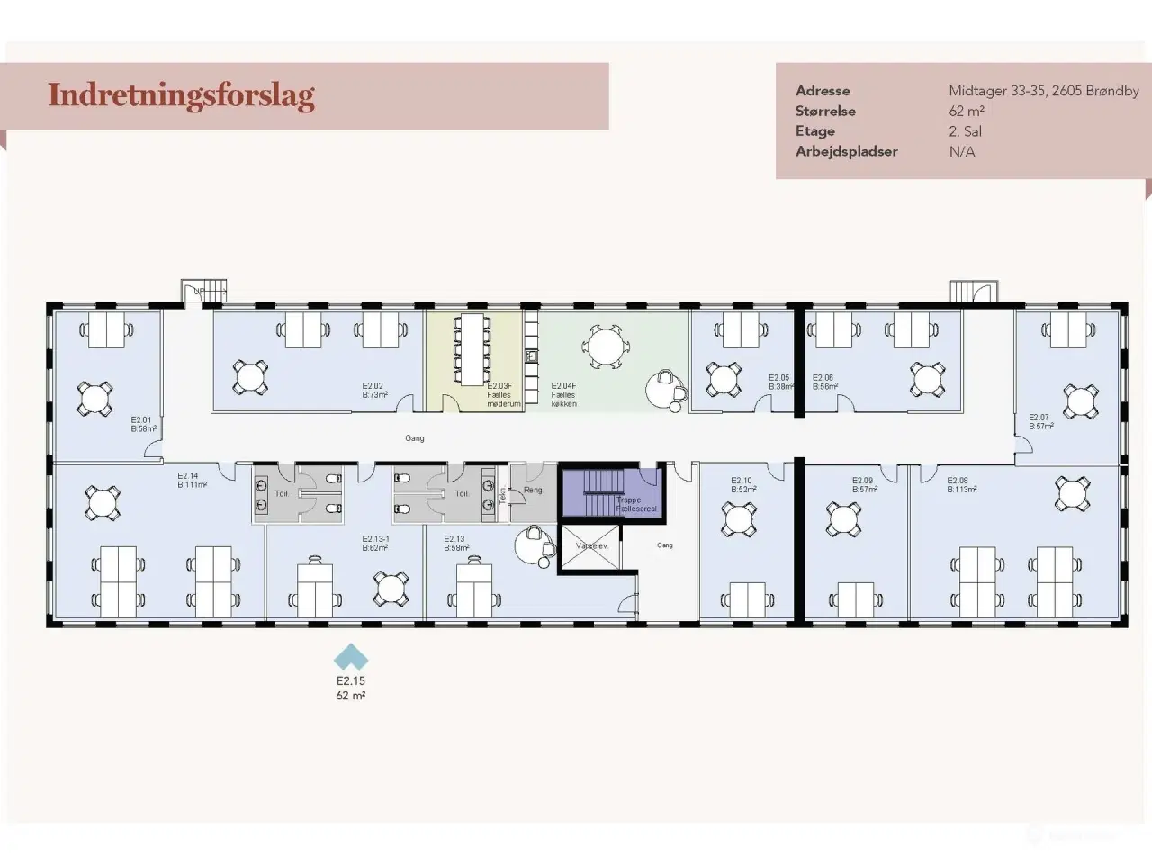 Billede 30 - Moderne. lyst kontor og råt indrettet mindre lager