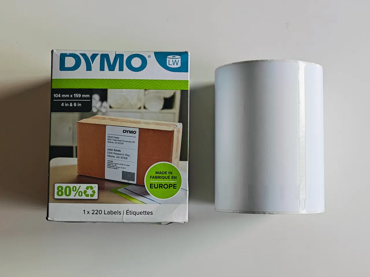 Billede 1 - 2 ruller DYMO LabelWriter store forsendelsesetiket