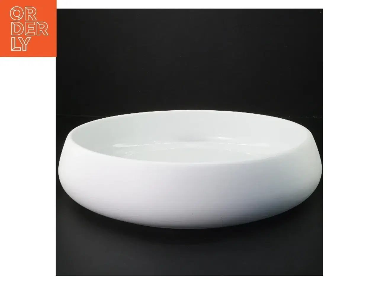 Billede 1 - Hvid rund skål fra Trip Trap (str. Ø 33 cm)