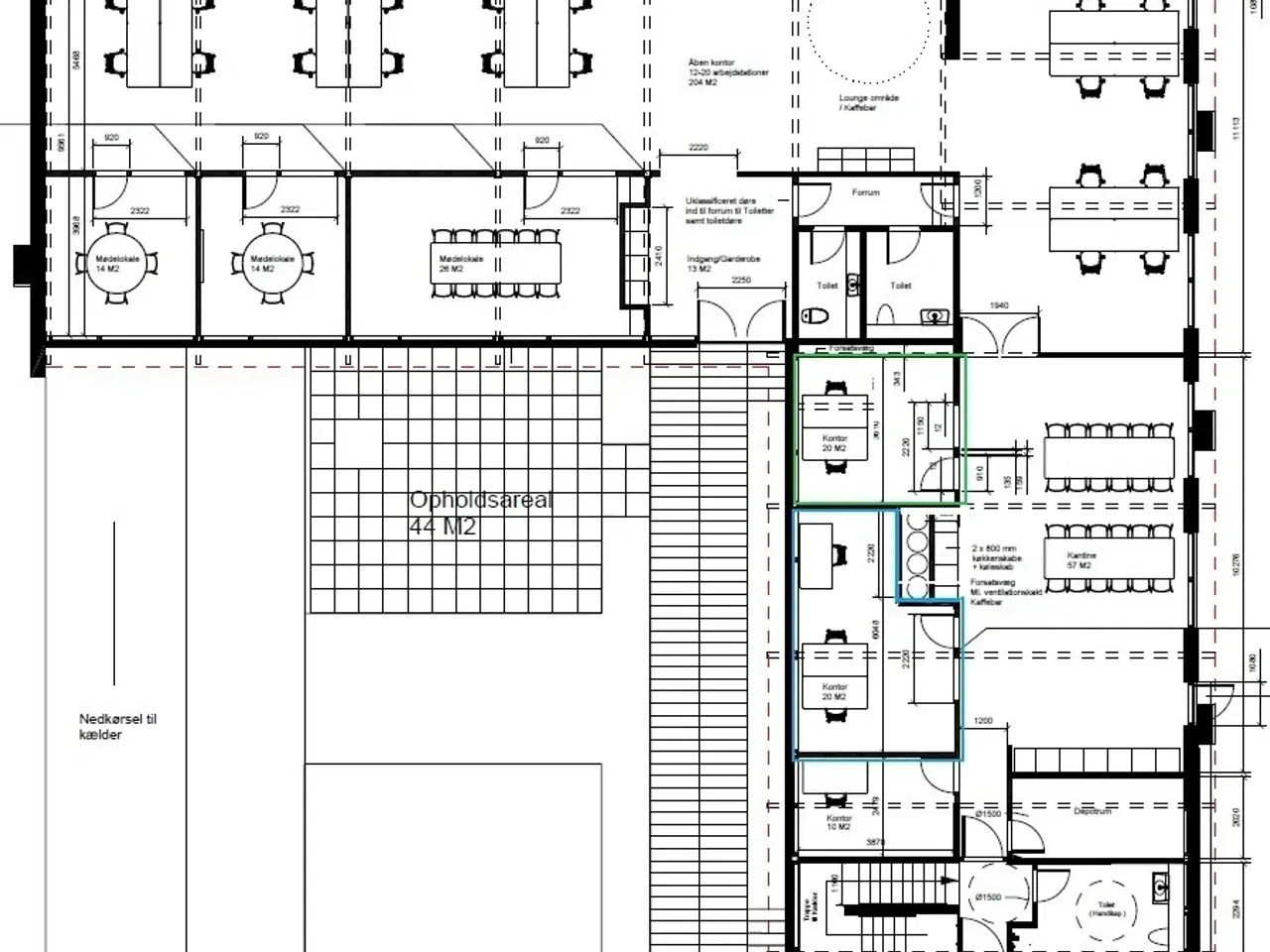 Billede 15 - 14/20m2, 2 stk kontorrum udlejes i fællesskab