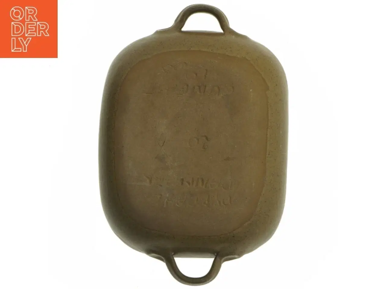 Billede 4 - Rektangulært keramisk fad fra Dybdahl (str. 18x14,5 cm)