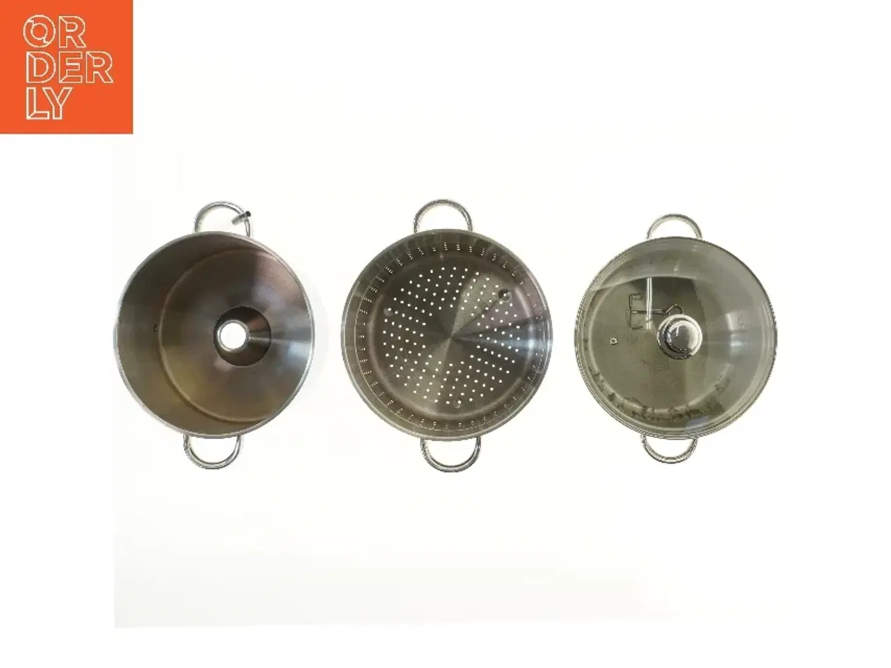 Billede 2 - Saftkoger med låg og slange fra SJÖBO (str. Ø 27,5 og 27,5 og 26 cm)