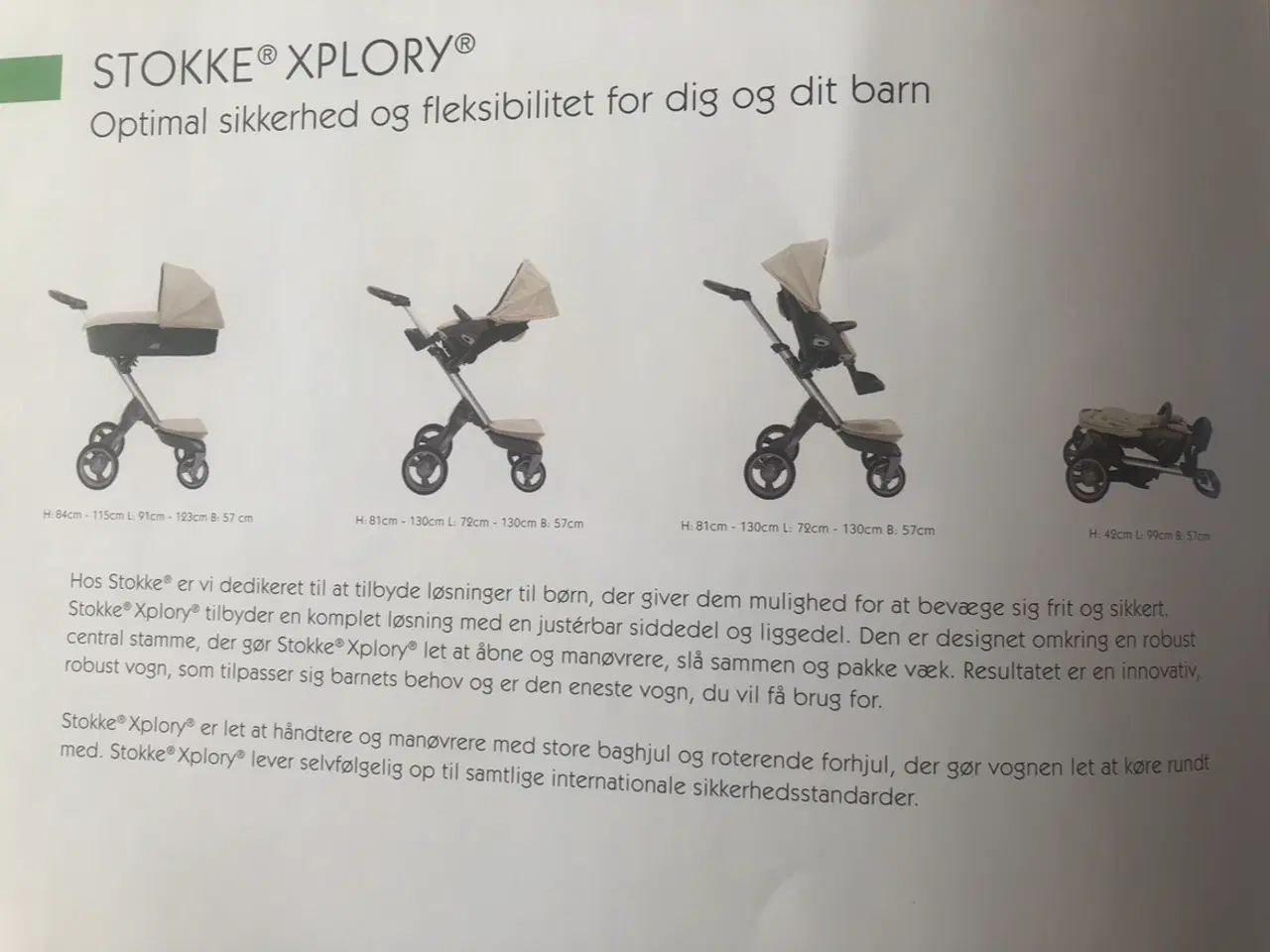 Billede 11 - Stokke Xplory Barnevogn/Klapvogn.Sort.