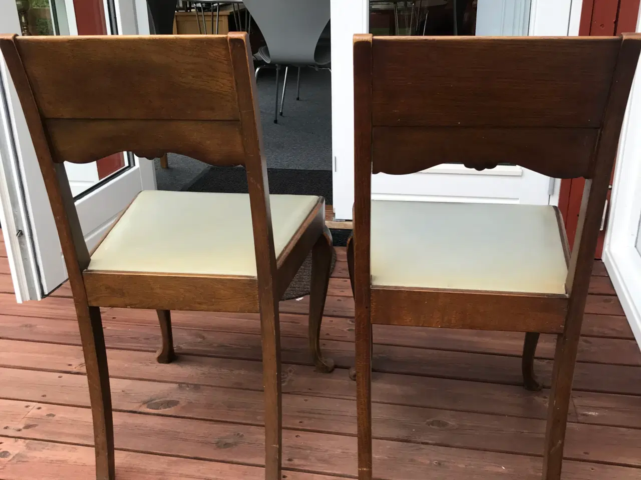 Billede 5 - Gammel bord/4 stole/rundt bord