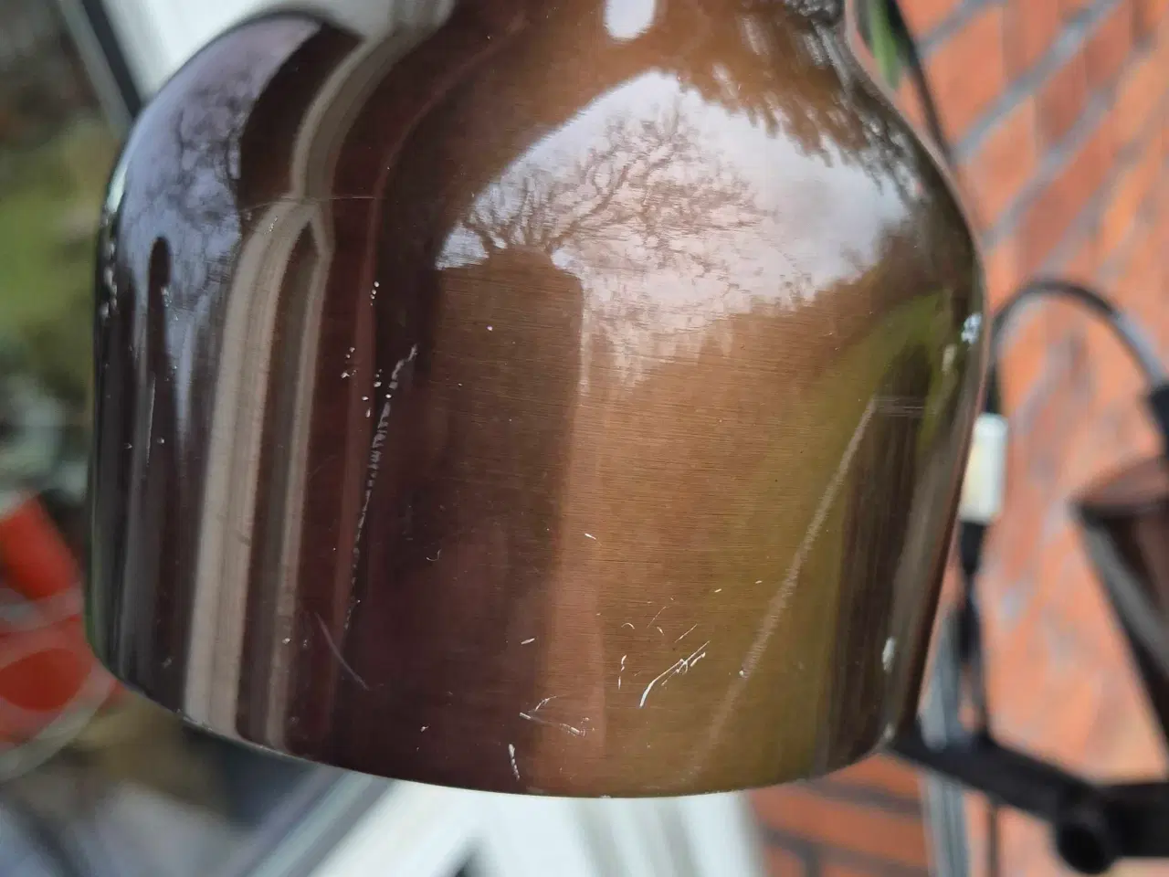 Billede 6 - Standerlampe med gyldenbrune spot