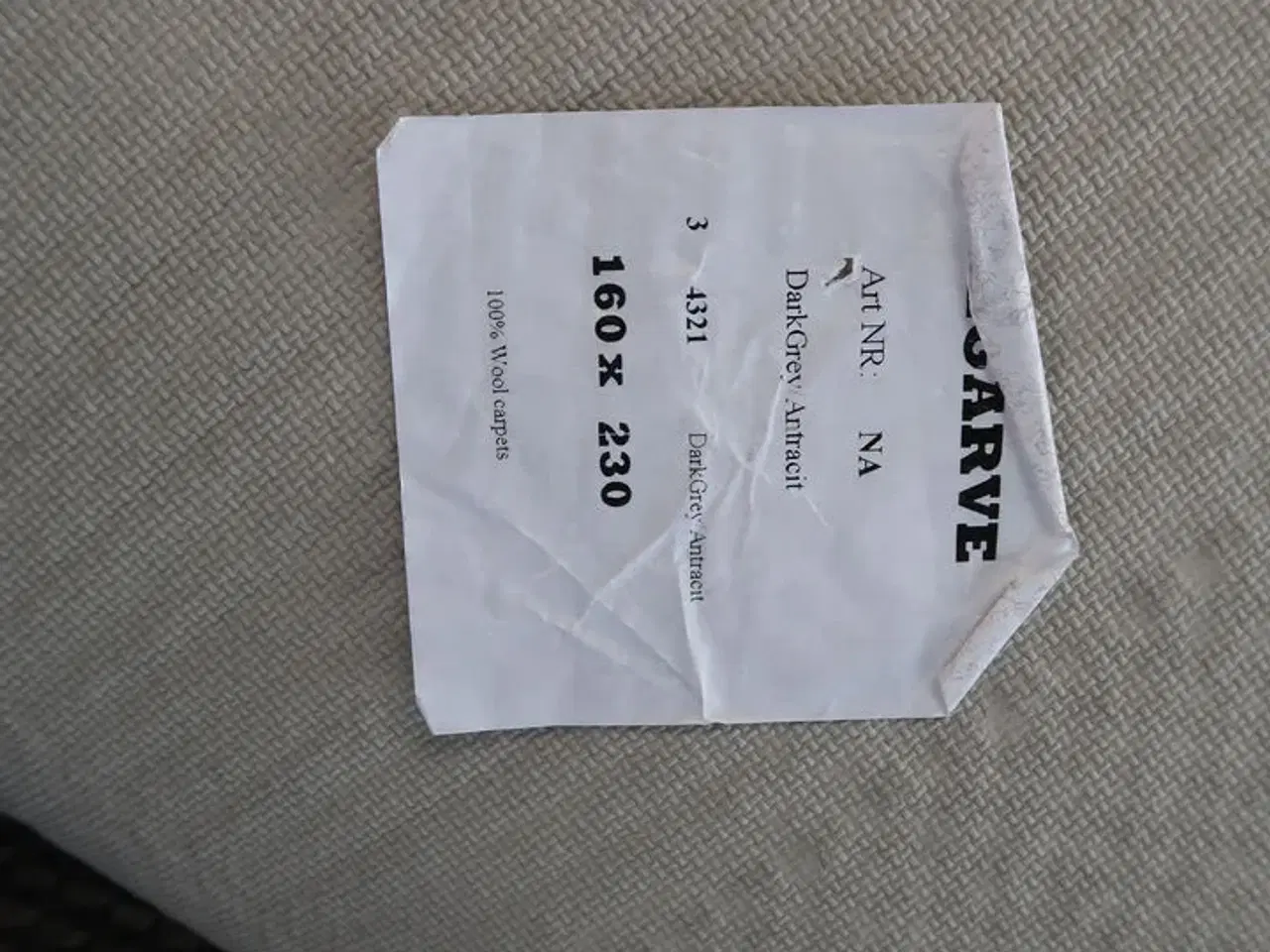 Billede 2 - Gulvtæppe ALGARVE