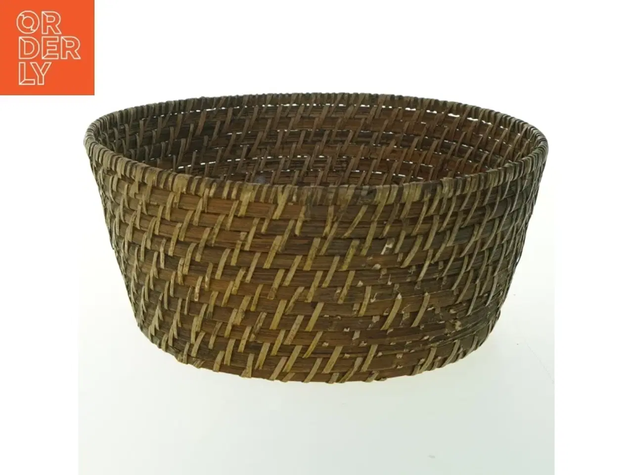 Billede 1 - Rund fletkurv (str. Ø 27 cm)