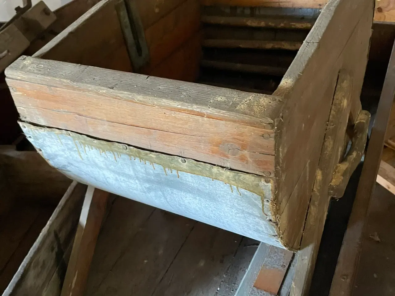 Billede 3 - Antik vaskevugge / vaskebalje