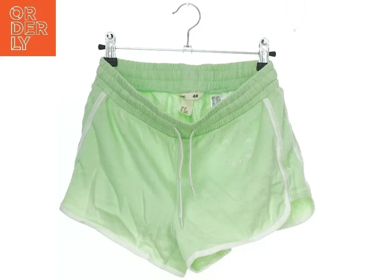 Billede 1 - Grønne shorts med hvidt kant fra H&M (str. 158)