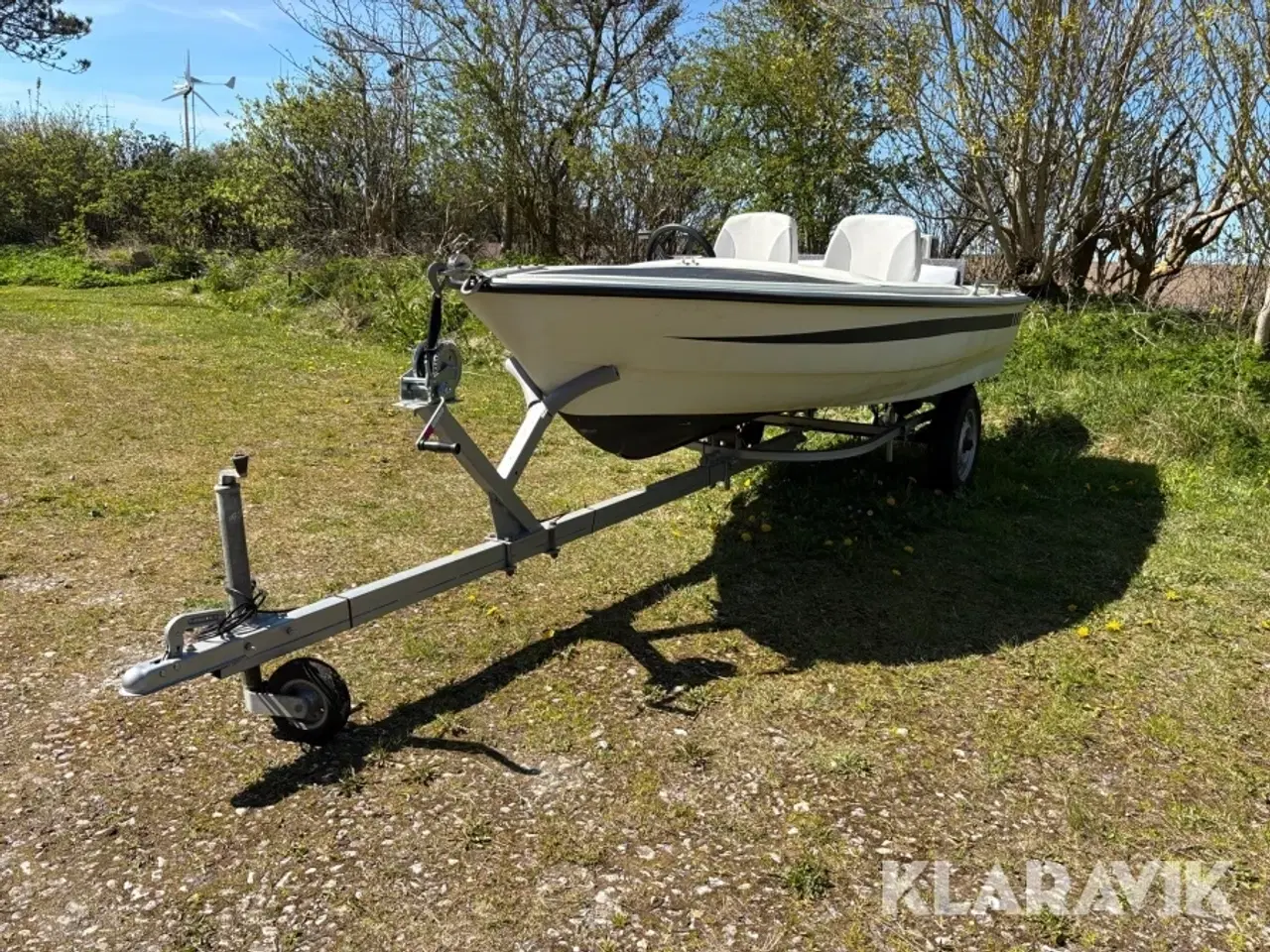 Billede 8 - Båd med ophalningstrailer med bladfjedre