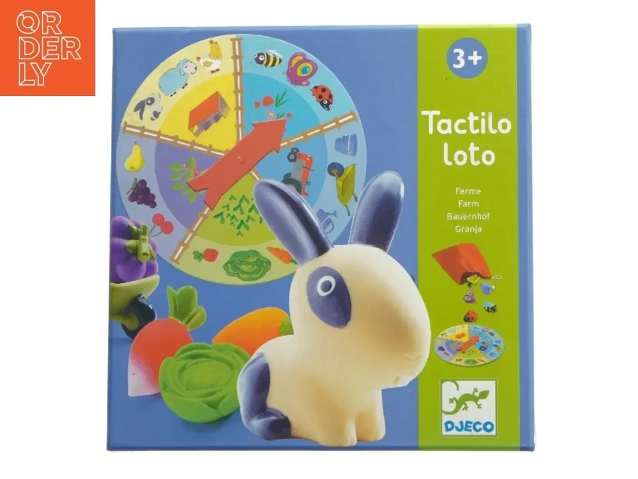 Billede 1 - Djeco Tactilo Loto føle og sansespil fra Djeco (str. 21x21 cm)