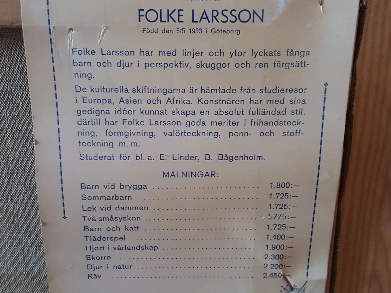 Billede 3 - folke larsson 