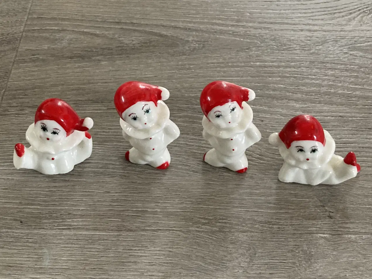 Billede 1 - 4 klovne i porcelæn