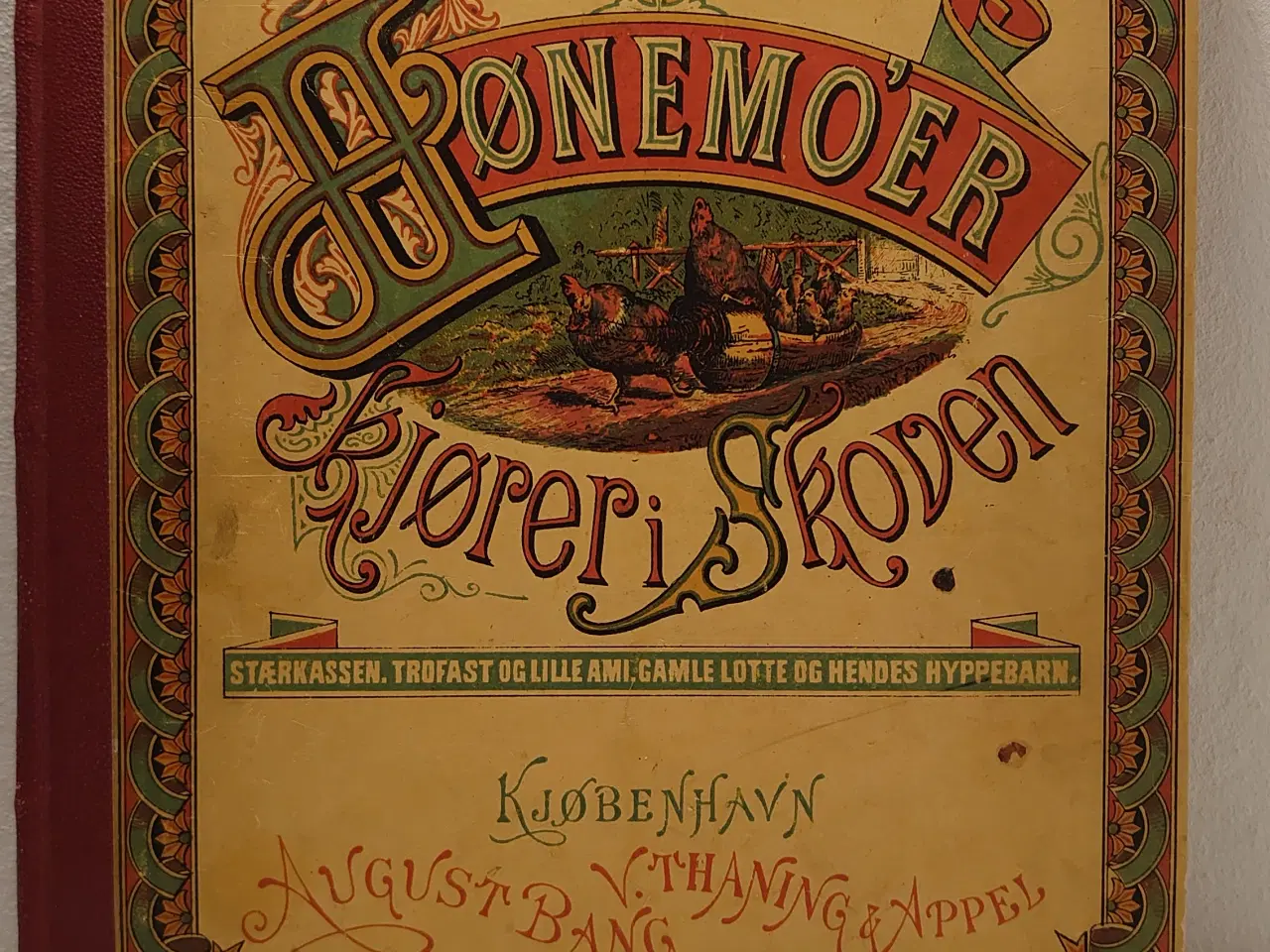 Billede 1 - E.F.Sielle: Hønemo´er kjører i Skoven. 1876.