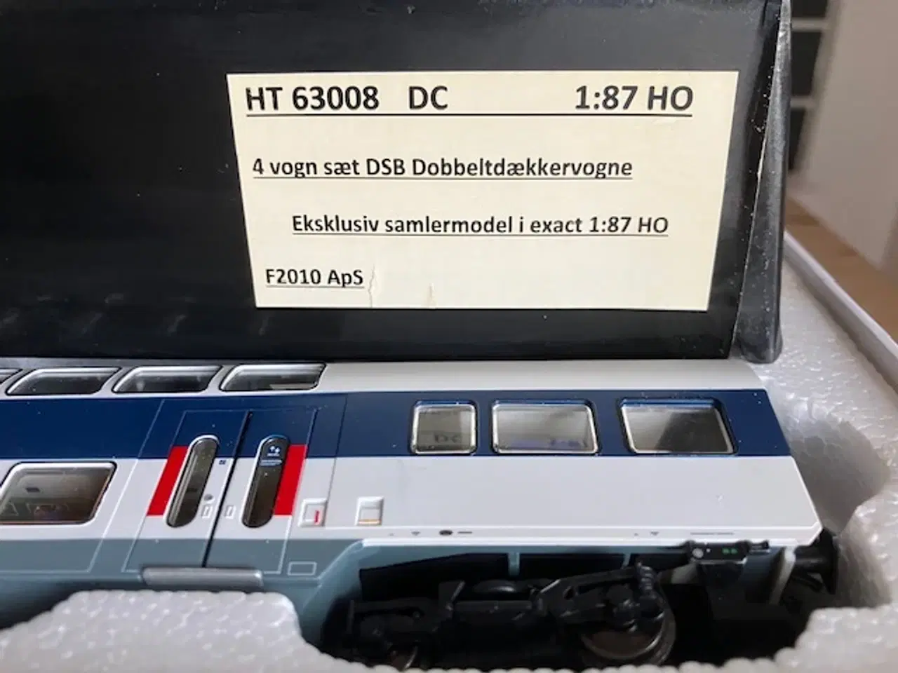 Billede 2 - Hobby Trade 63008 DSB Dobb dækker sæt 4 Vogne m ly