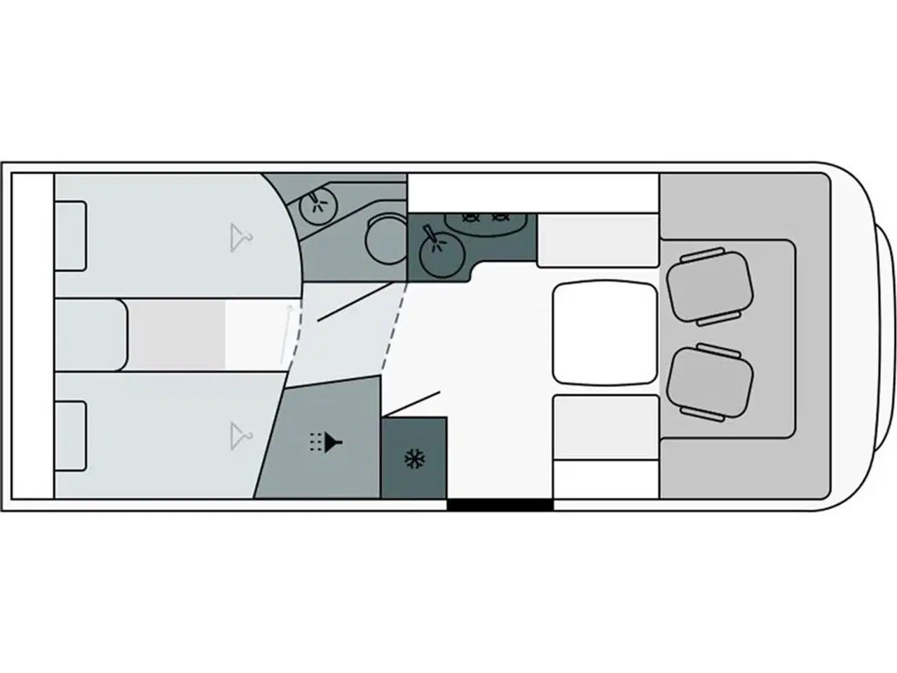 Billede 21 - 2023 - Hymer Etrusco   Etrusco Fuldintegreret Autocamper by Hymer – Komfort og Elegance fra Italien