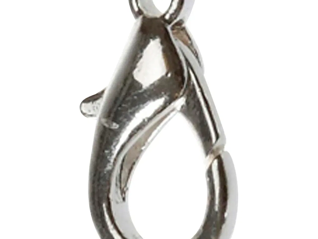 Billede 1 - Karabinhage, L: 18 mm, forsølvet, 4 stk./ 1 pk.