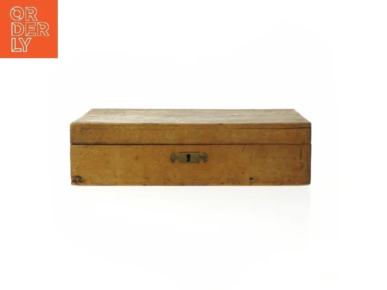 Billede 1 - Antik trækasse (str. 7x25x14 cm)
