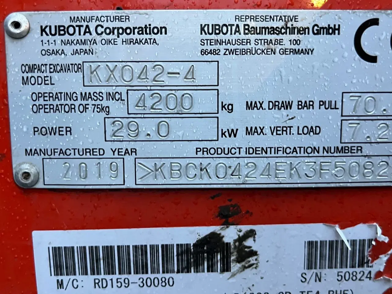 Billede 6 - Kubota Kx042-4 Hydraulisk s40 + graveskovl