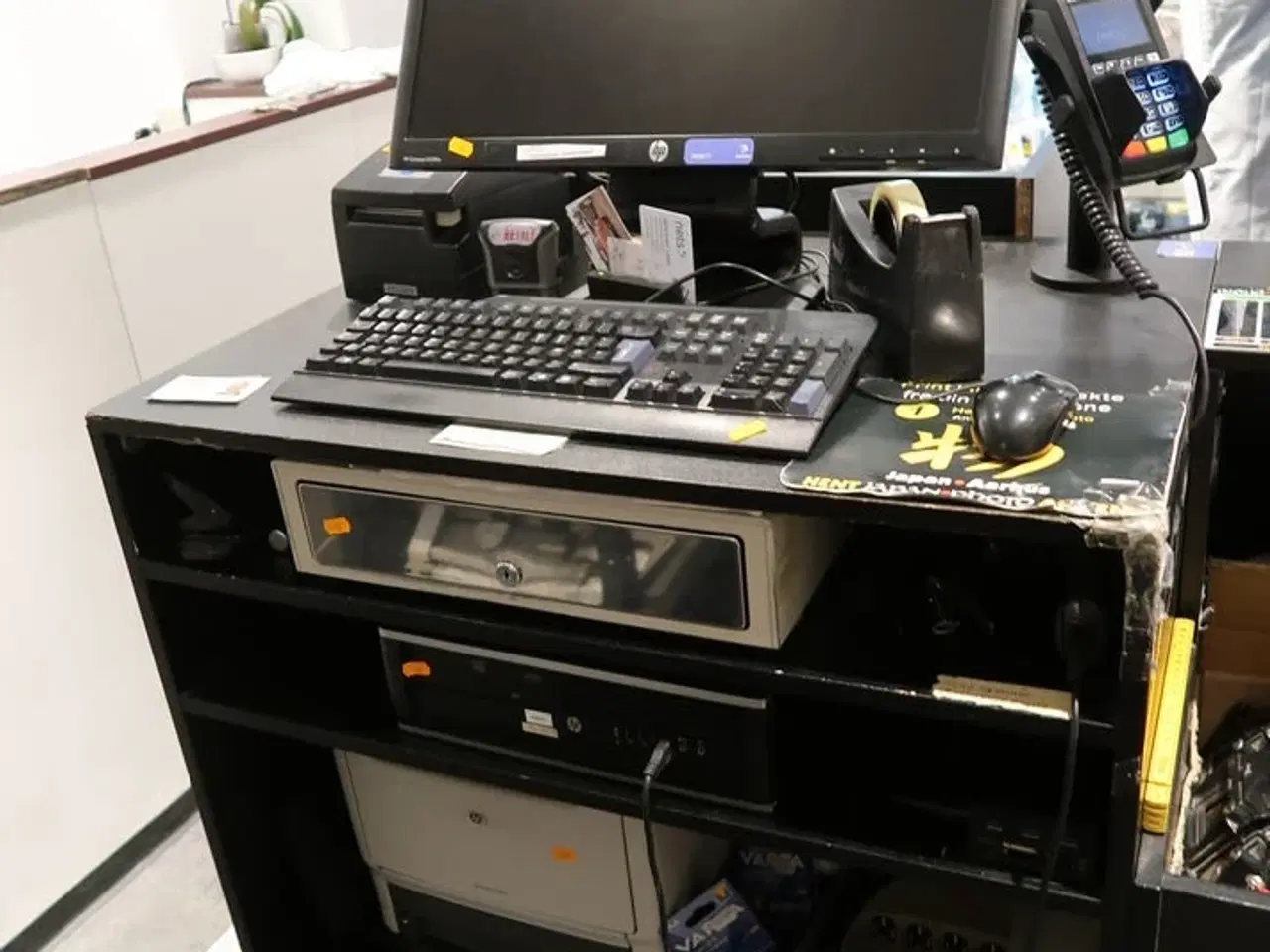 Billede 1 - Computerskærm HP Compaq LA2306x, labelprinter, tastatur, mus, computer, printer