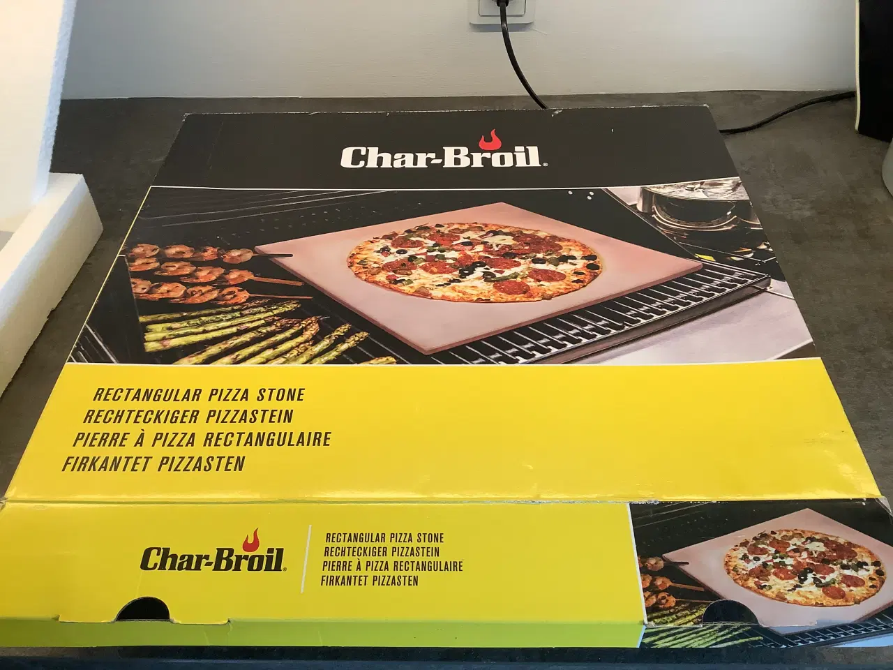 Billede 1 - Char-Broil pizzasten 40x35 cm