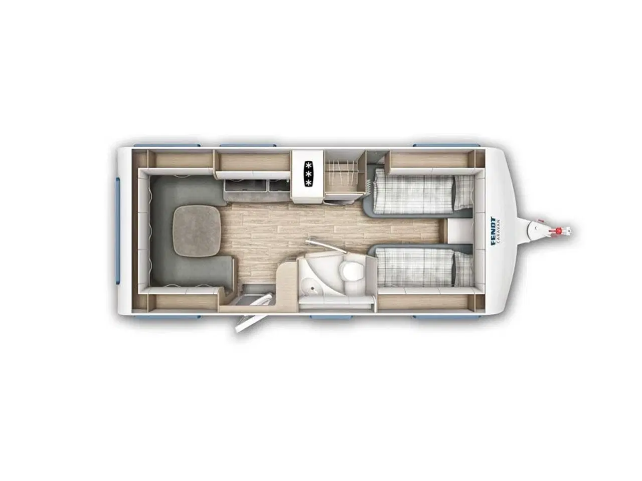 Billede 14 - 2024 - Fendt Bianco Selection 515 SG   Lækker enkeltsengsvogn fra Hinshøj Caravan