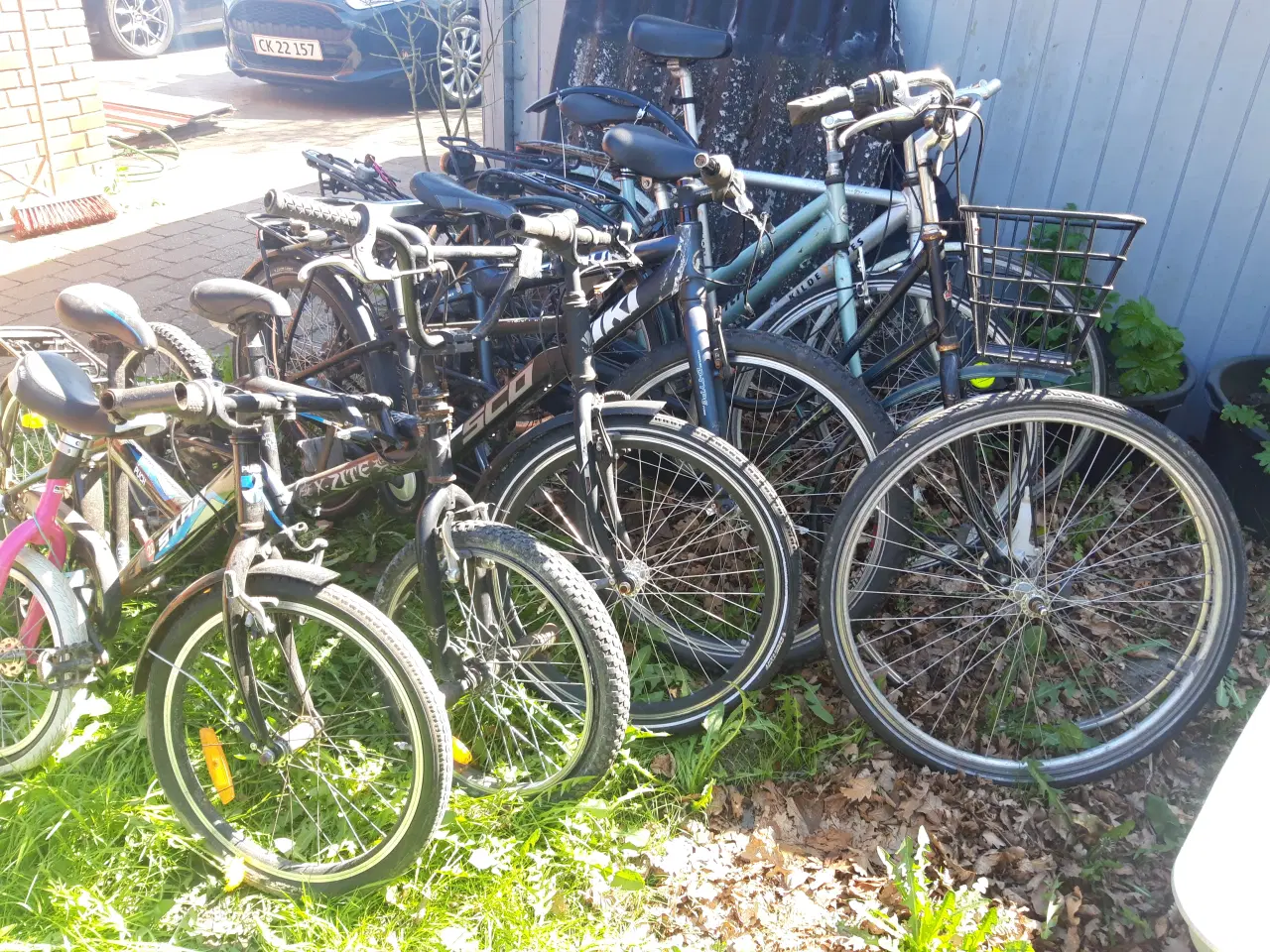 Billede 1 - 7 stk cykler+1 hjulet i Børne/voksen str sælges 