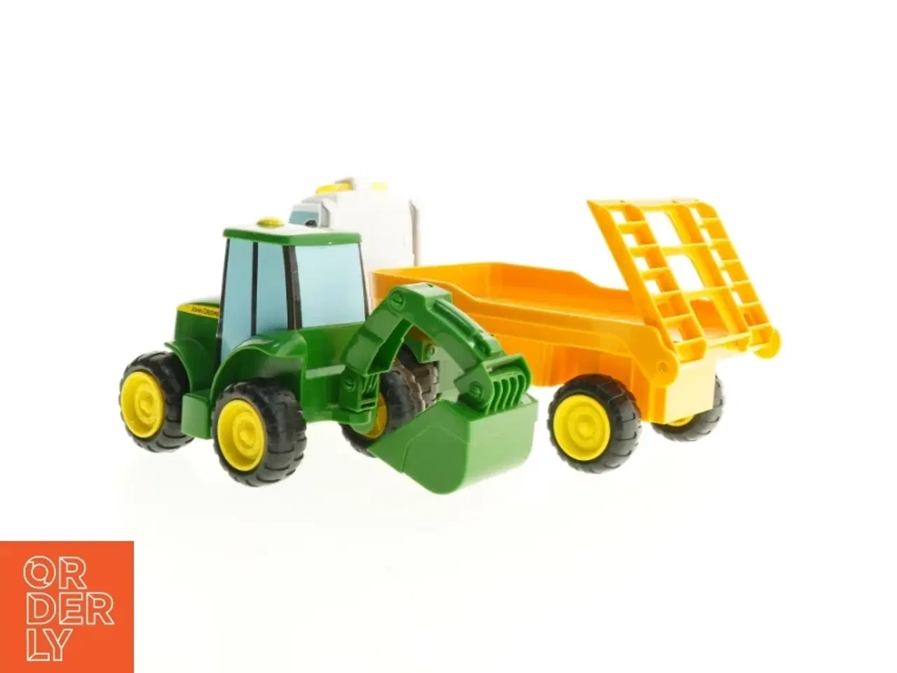 Billede 3 - John Deere legetøjs gravemaskine og lastbil fra John Deere (str. 22 x 12 x 13 cm og 36 x 13 x 16 cm)