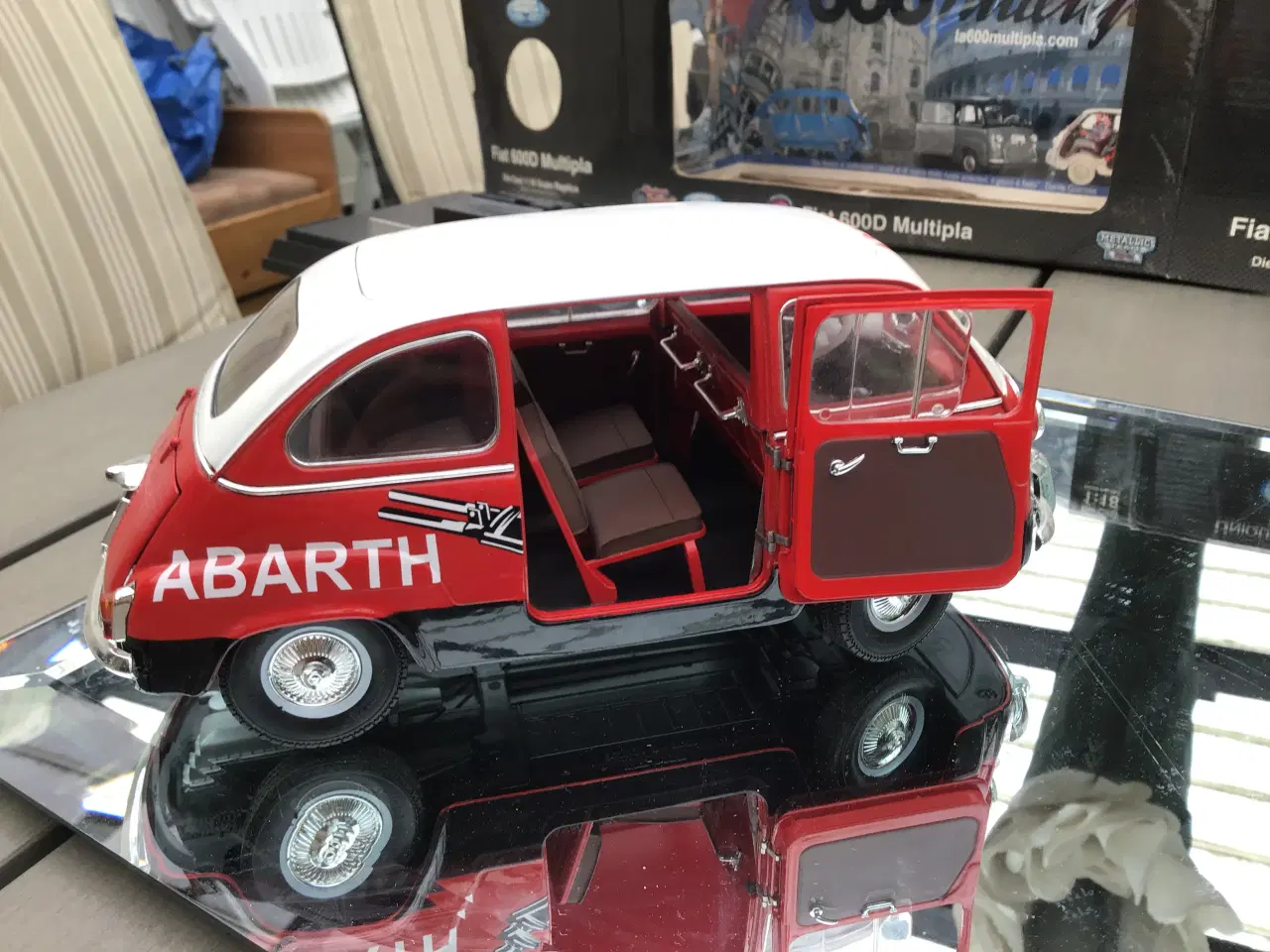 Billede 5 - Modelbil 1:18 La MINIERA Fiat 600 Multipla 