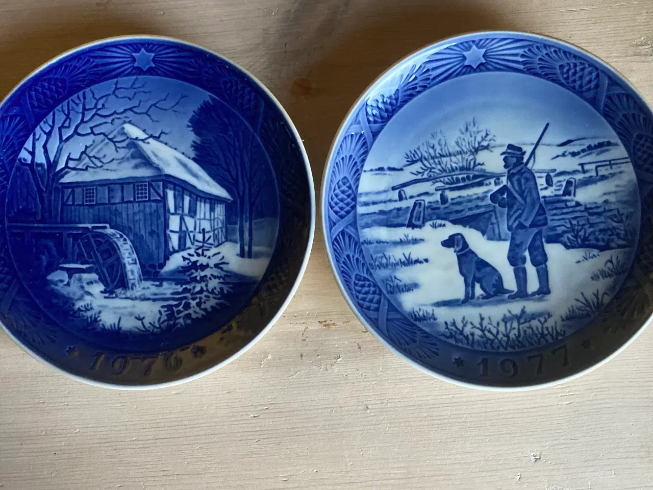 Billede 1 - Blå tallerkner