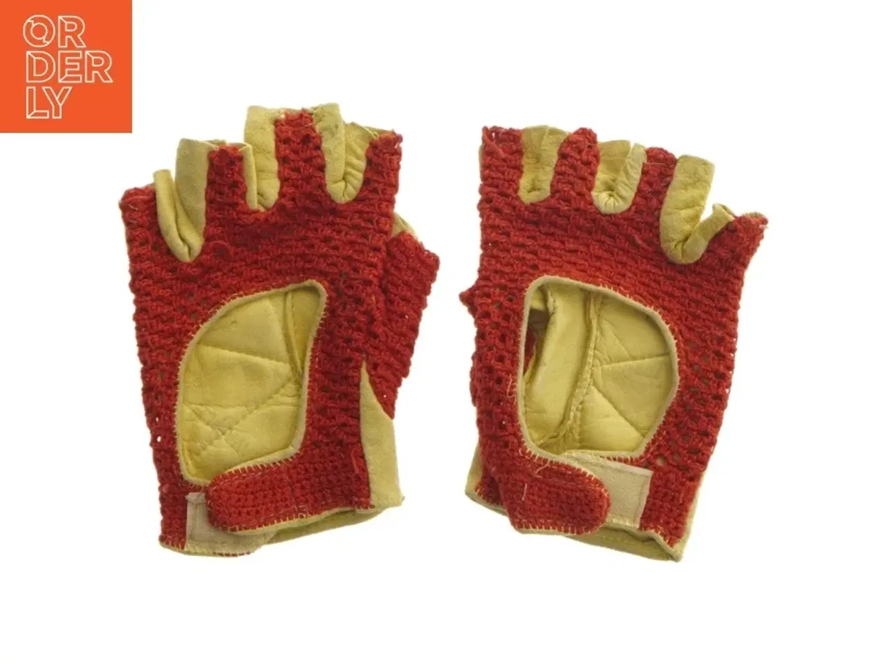 Billede 1 - Fingerløse kørehandsker (str. 15,5 cm)