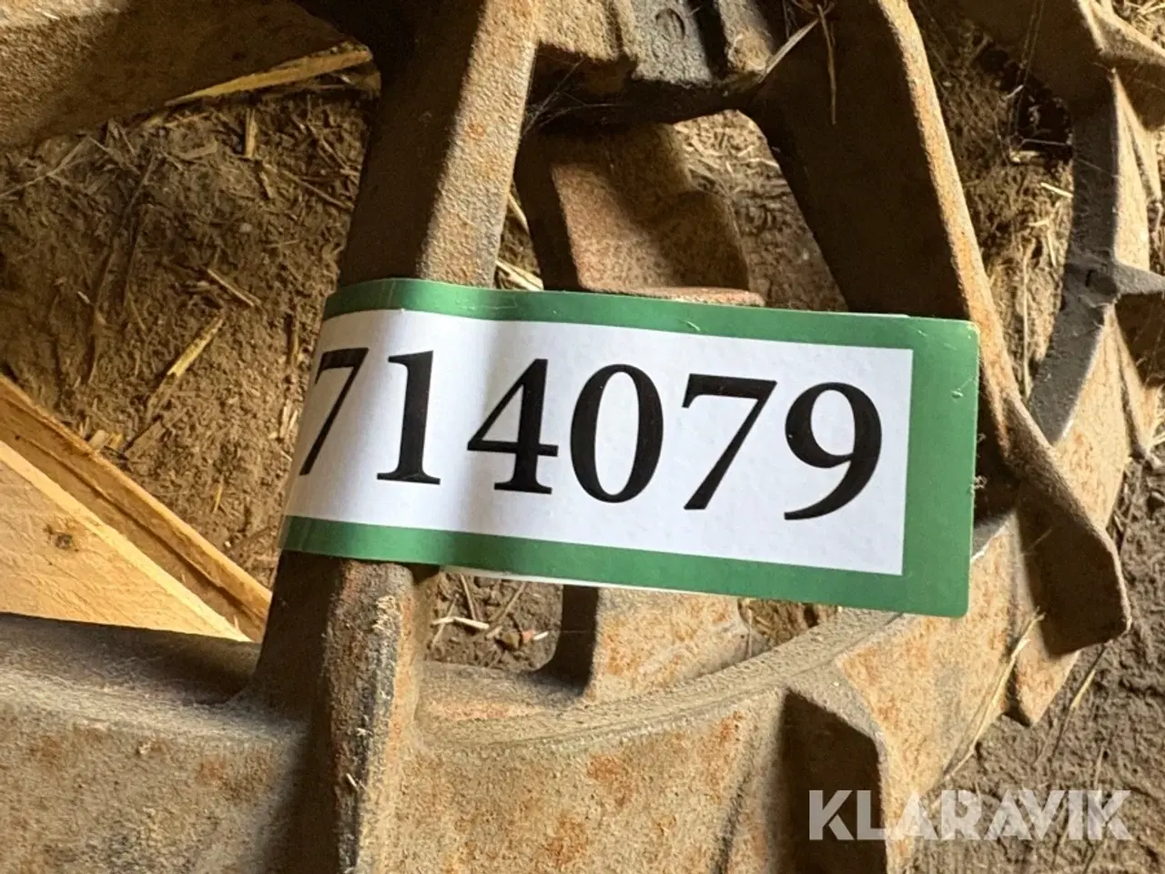 Billede 9 - Oppelhjul med klør 710mm fabrik 2 styk.