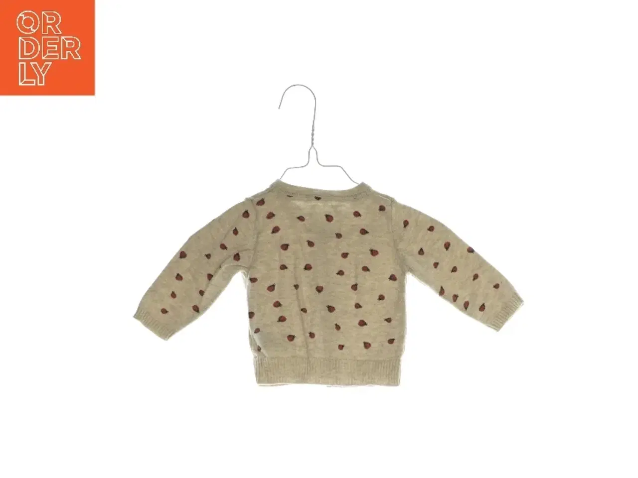 Billede 2 - Cardigan med mariehøner fra Primark (Str 56/62 cm)