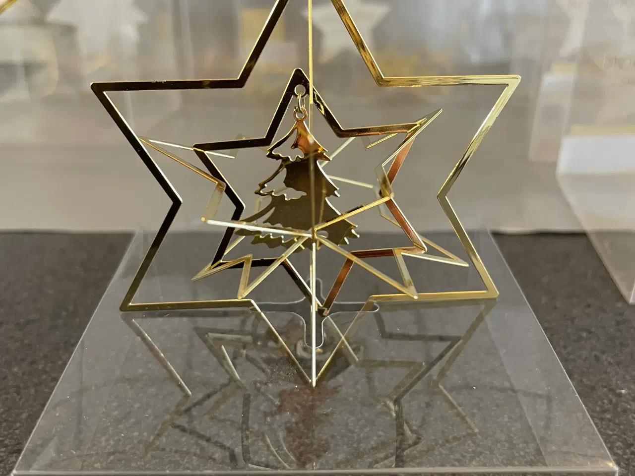 Billede 5 - 7 æsker med flotte forgyldte juleophæng MOONMIND