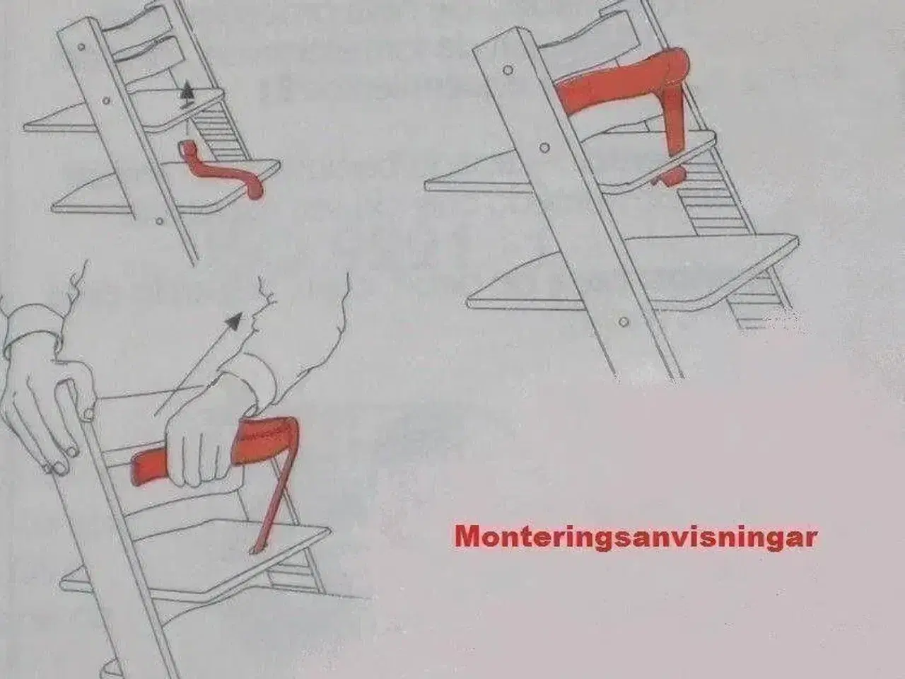 Billede 2 - Strop til Tripp Trapp højstol