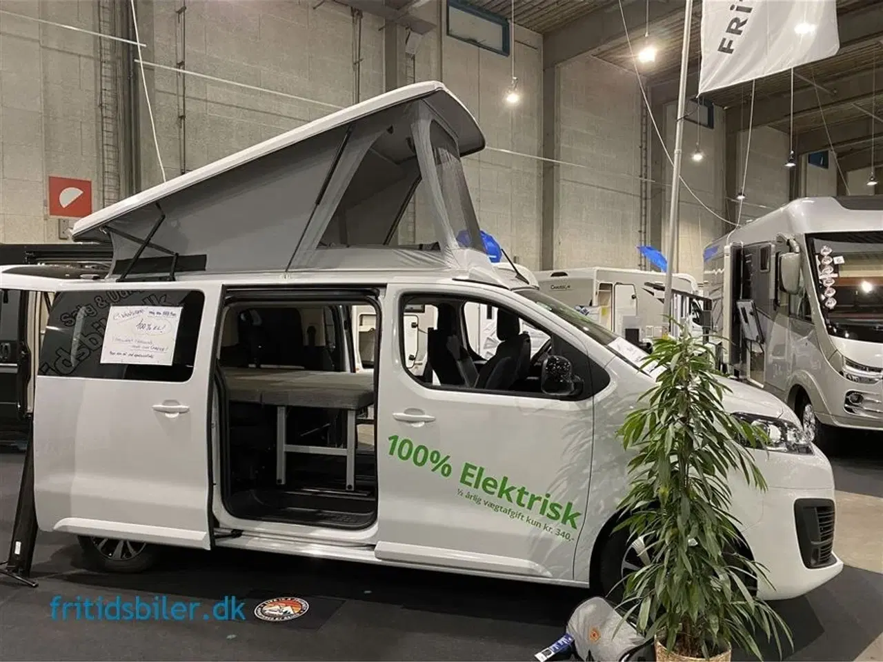 Billede 5 - 2024 - Pössl vanline E-Vanster 75 Kwh   DK´s første elektriske campervan 380 km på en opladning og kun 345 kr. halvårligt i vægtafgift
