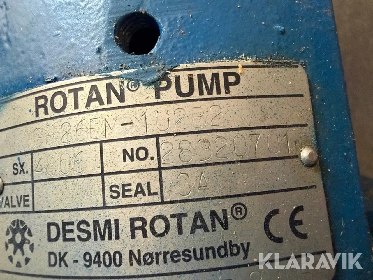 Billede 10 - Pumpe Desmi Rotan GP 26EMR-1U2B2 industri