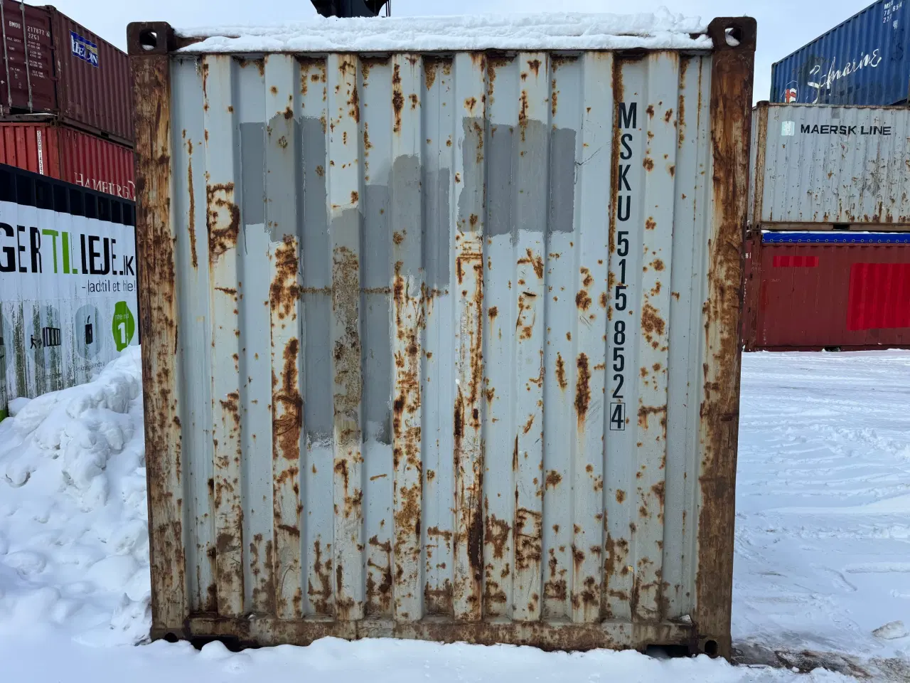 Billede 4 - 20 fods Container- ID: MSKU 515852-4