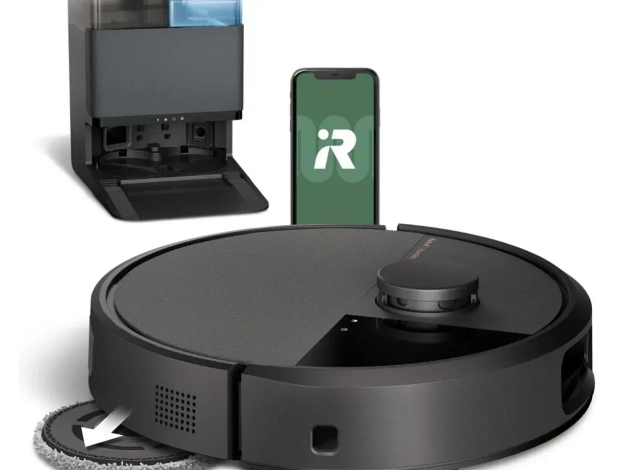 Billede 9 - iRobot Combo 505 Plus robotstøvsuger og moppe – Sort