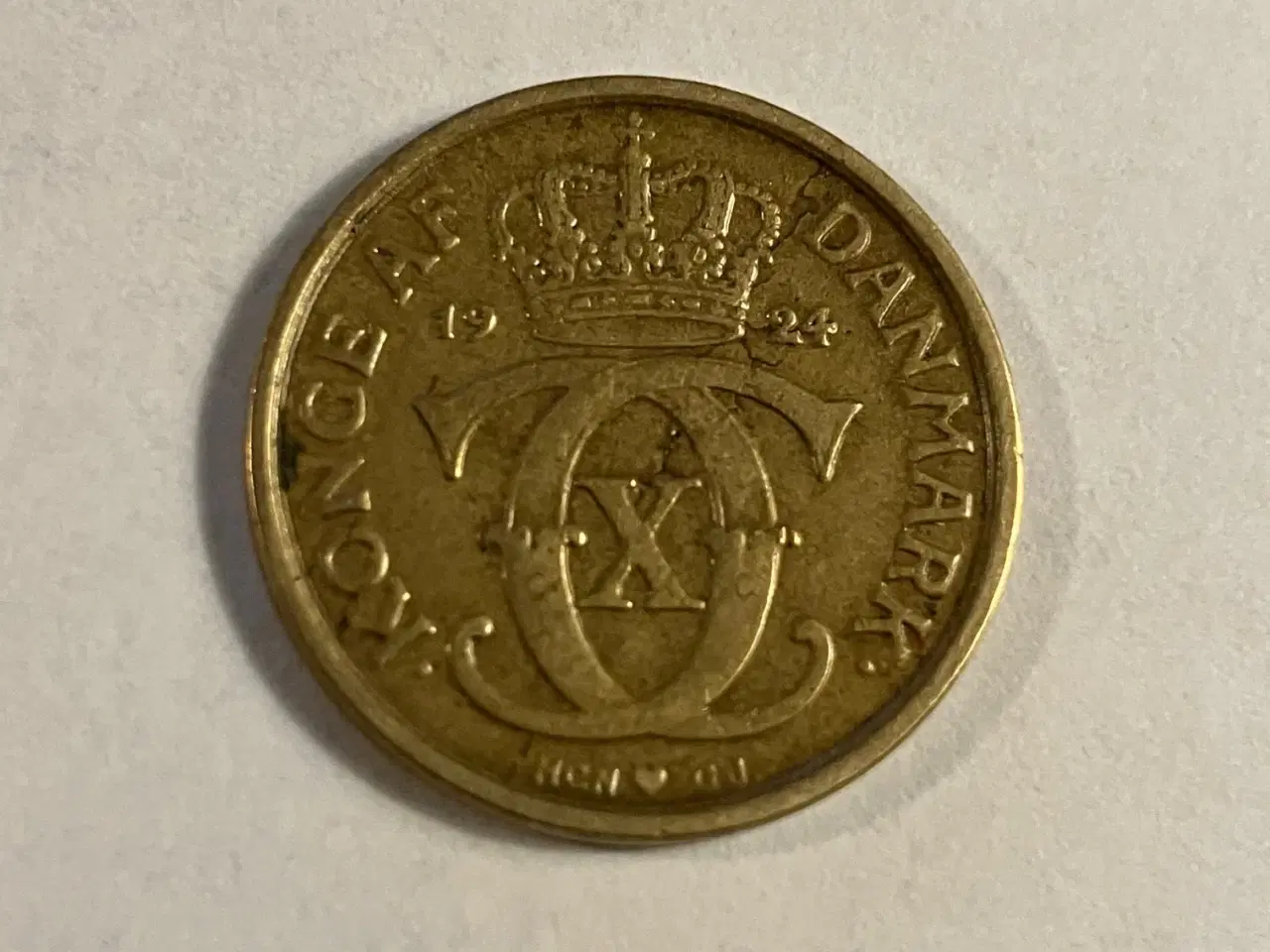 Billede 1 - 1/2 krone 1924 Danmark