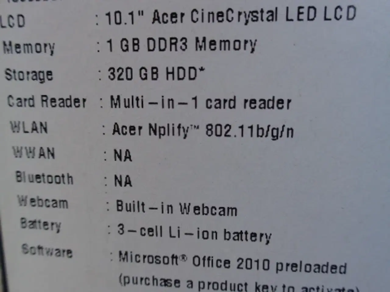 Billede 6 - Aspire One D257