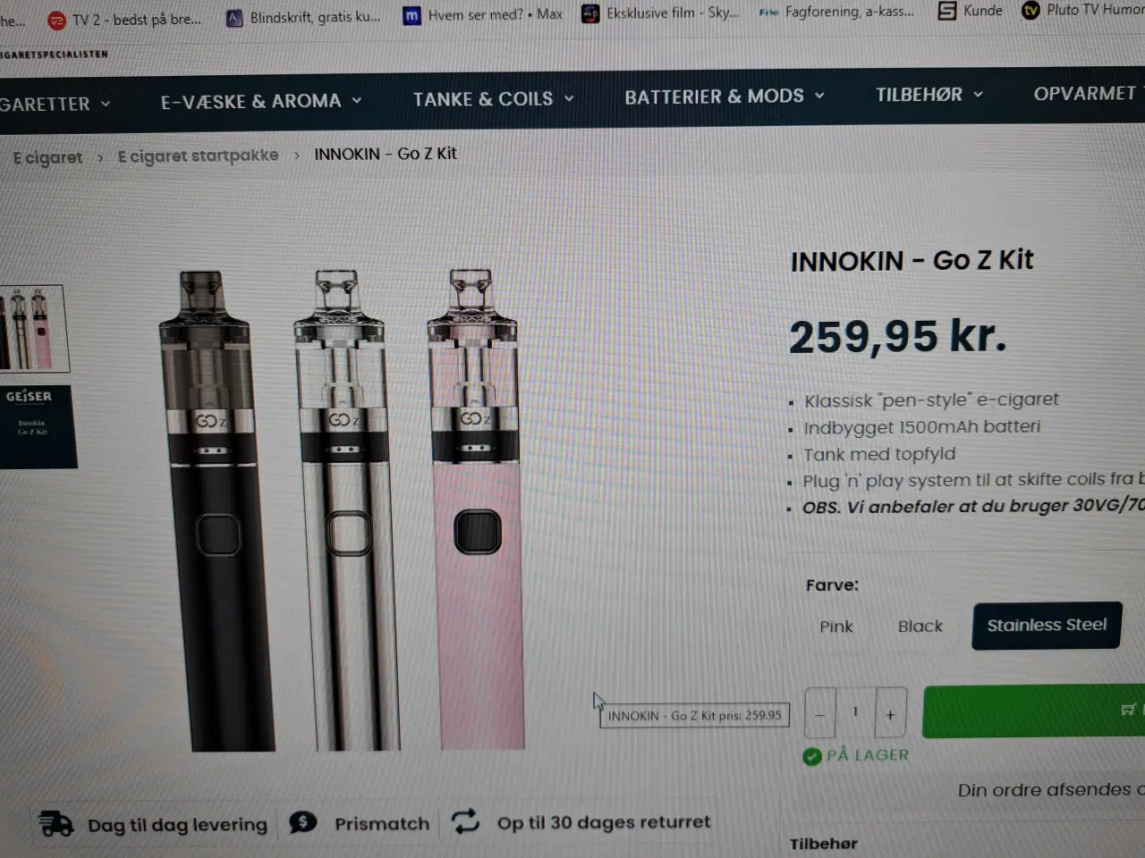 Billede 1 - GO z Ecigaret