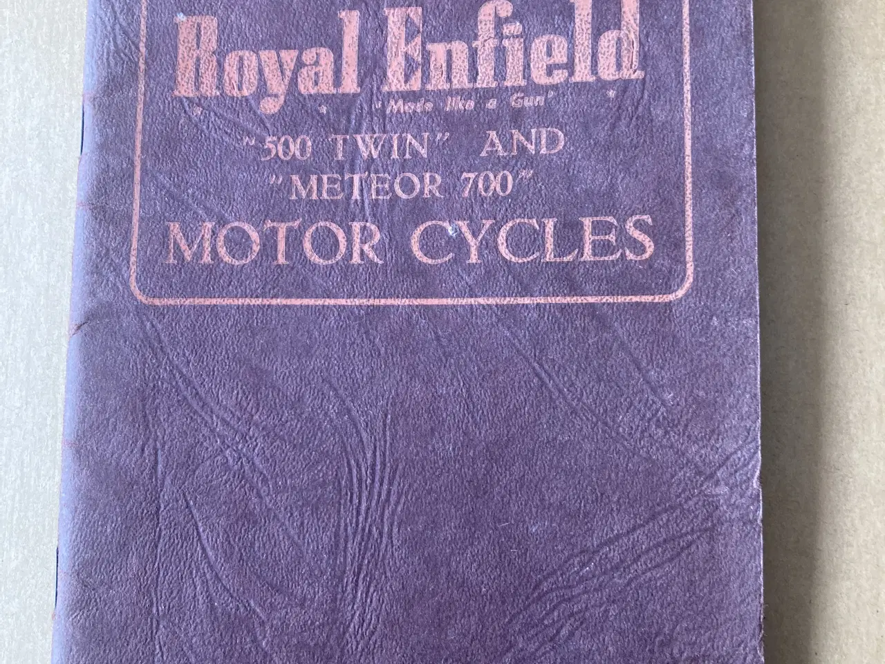 Billede 1 - Original instruktion bog til 500-700 twin
