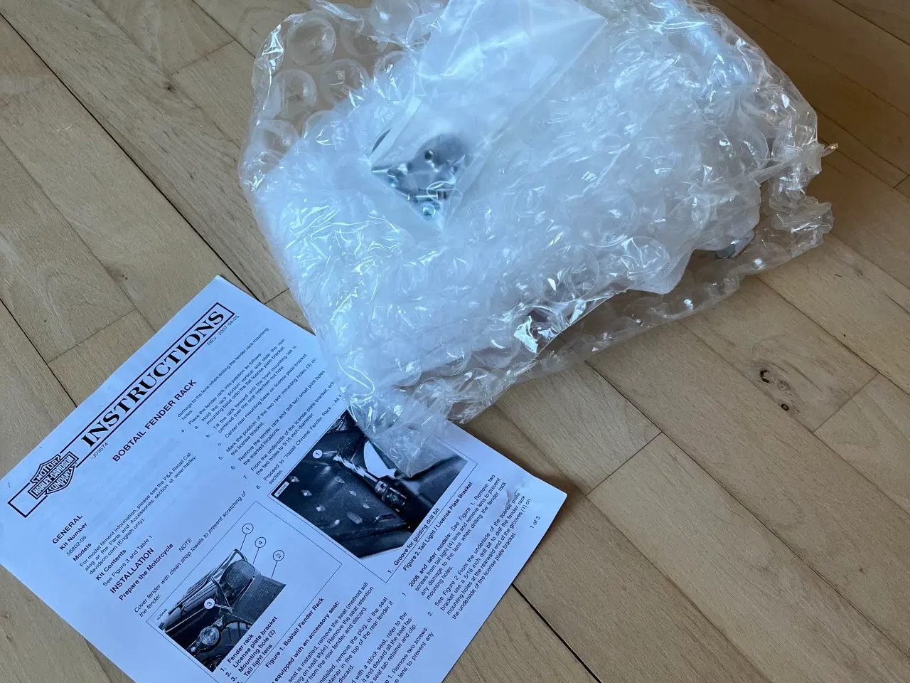 Billede 2 - Bobtail fender rack / bagagebærer til Harley-David