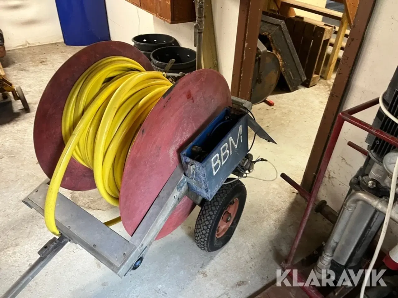 Billede 3 - Pumpe med slange trailer Grundfos PWB-GFS-60LV