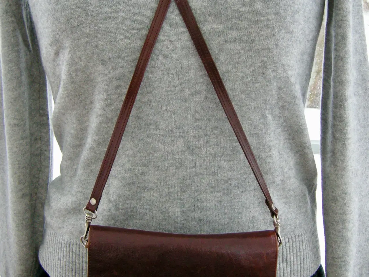 Billede 3 - Lædertaske-pung, Prangerpung, Rudi& Harald Nielsen